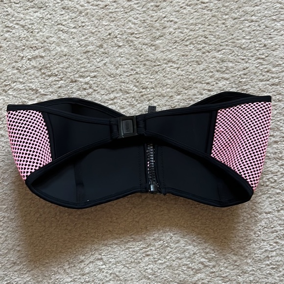 TRIANGL swimwear strapless pink bikini top size large - Picture 2 of 3